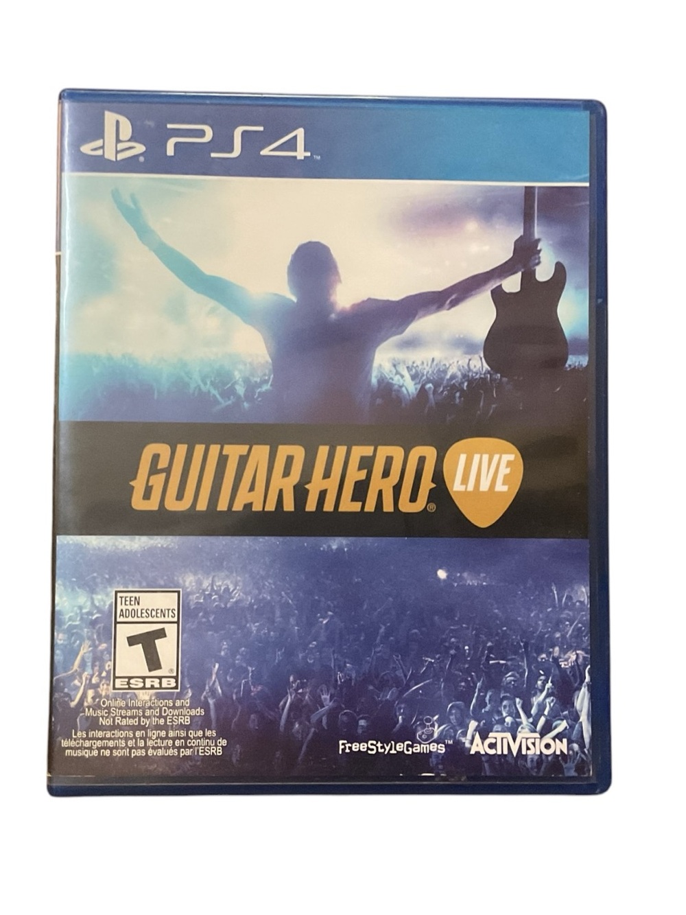 Guitar Hero Live PS4 PlayStation 4 Video Game Disc Case & Inserts Activision